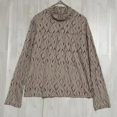 ジェーンモア　総柄 長袖カットソー　M
