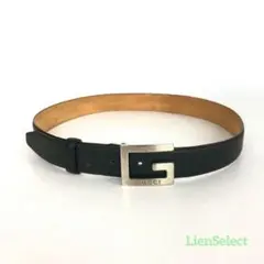GUCCI グッチ Gロゴ ベルト 小物 ブラック メンズ ブランド