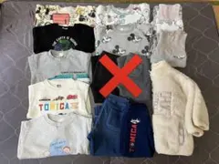 キッズ ボーイズ 冬服 冬物 トレーナー ズボン まとめ売り 100cm