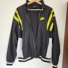 NIKE 90s復刻 ナイロン L ブラック×イエロー