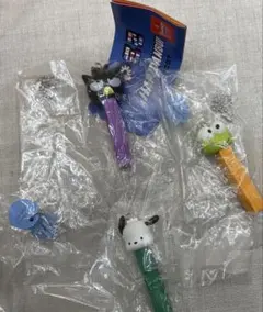 サンリオ　ガチャガチャ　PEZ　ペッツ　はぴだんぶい　3点のサムネイル