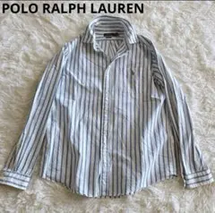 現行モデル　ポロラルフローレン 長袖シャツ　ロゴ　大きめ QR 刺繍