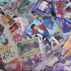 250枚　キャラクターグッズ　カード　ステッカー　薄物　まとめ売り　アニメ紙類