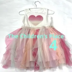 The Children's Place めちゃかわハート柄 チュールワンピースのサムネイル