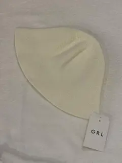 GRL ホワイト バケットハット