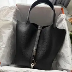 エルメス ピコタンロックMM ノワール(黒) シルバー金具＆ロデオPM 