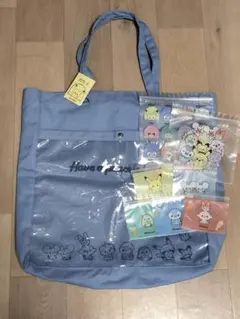 ポケピース ポケモン トートバッグ ピカチュウ ポッチャマ モクロー スリコ