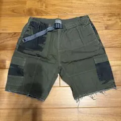 ALPHA INDUSTRIES カーゴショーツ カモフラ　ウェブベルト付　Lのサムネイル