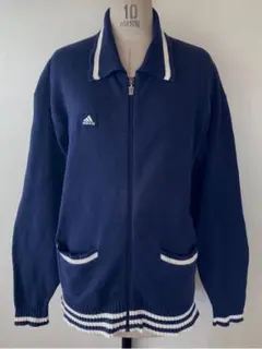 adidas　80s 90s デサント製　カーディガン　トラックトップ　ジャージ