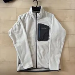 mont-bell クリマプラスジャケット100 M ホワイト フリース