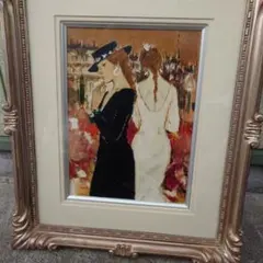 伊藤清永 『フランス人形』リトグラフ額53×41.5絵32×25cm文化勲章受章 伊藤清永 『フランス人形』リトグラフ額53×41.5絵32×25cm文化勲章受章