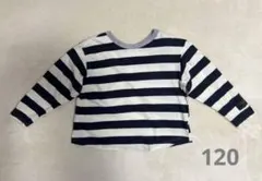 SKAPE SiShuNon ボーダー長袖カットソー 120cm