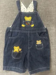 MIKIHOUSE デニム プッチーくん オーバーオール 90cm