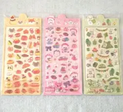 3Dシール ぷっくり ぷくぷく ドロップシール 立体シール ３枚セット