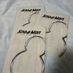 SnowMan pop-up ミニポスター　セット