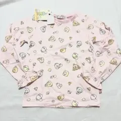 すみっコぐらし 長袖カットソー 120 ピンク