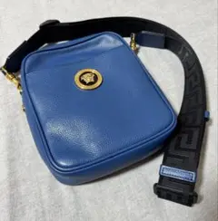 VERSACE メドゥーサ ショルダーバッグ ブルー