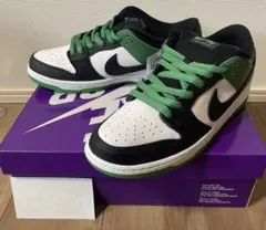 新品未使用 Dunk low pro Black/Classic Green