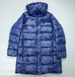 641 美品 ユニクロ レディース ウルトラライトダウンコート 総柄 XL