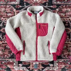 Columbia フリースジャケット クリーム/ピンク