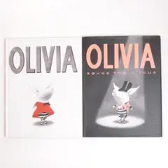 【英語/洋書】オリビア　Olivia　ハードカバー2冊セット　絵本　[6]