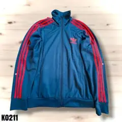 アディダス オリジナルス トラックジャケット ネイビー 赤 110 K0211