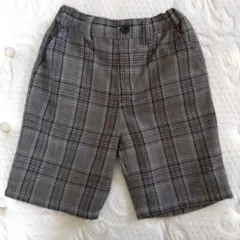 COMME CA ISM チェック柄 半ズボン 100A