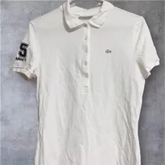 美品♡ラコステ ホワイト 白 ポロシャツ 半袖
