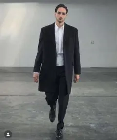 【未使用】 超希少 ヘルムートラング 本人期 ロングコート コレクションモデル 未使用】 超希少 ヘルムートラング 本人期 ロングコート