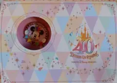 東京ディズニーリゾート 40周年 ミッキーマウス デザインピンバッチ