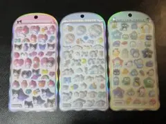 【正規品】コットンパフィーシール　サンリオ　3枚セット