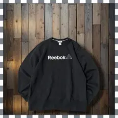 Reebok リーボック ロゴ スウェット トレーナー L