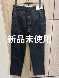【新品未使用】ユニクロ　レギュラーフィットチノ　ブラック　ウエスト73cm
