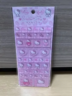 【正規品】ハローキティ 90s タイルシール ピンクヒョウ サンリオ