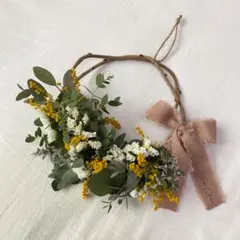 ミモザたっぷりハーフリース/22cm