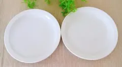 白いリム皿2枚組　約16.5cm ケーキ皿 取り皿　爽やかな白いお皿　美濃焼