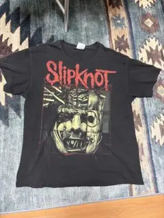 レア《スリップノット》両面プリント バンドTシャツ 半袖/メンズXL 
