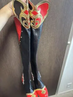 ツイステコスプレ用 リドルブーツ22.5cmのサムネイル
