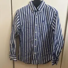 PoloRalphLaurenラルフキッズレディース長袖ストライプシャツ150