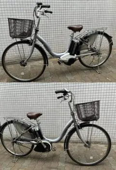 ヤマハ電動アシスト自転車 シティタイプ２６インチバッテリー、充電器付きです！のサムネイル