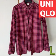 UNIQLO　トップス　シャツ　フランネルシャツ　Ｌサイズ
