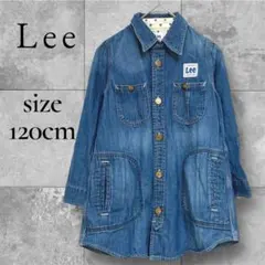 Lee リー デニムコート ワンピース 120cm ワッペン ドットユニセックスのサムネイル