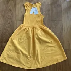 ZARA イエロー ノースリーブ ワンピース 13-14歳のサムネイル