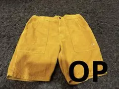 オーシャンパシフィック　ベイカーコーデュロイショーツ　マスタード