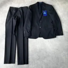 新品✨　パーソンズフォーメン ウール混スーツセットアップ 　黒　フォーマル668