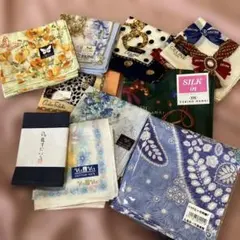 CELINE ほかシルクハンカチ 複数枚セット