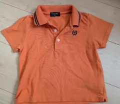 COMME CA ISM オレンジ ポロシャツ 100A