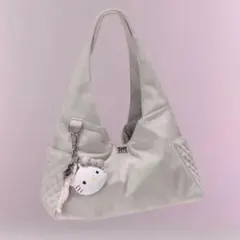 Darich HelloDarichビッグポケットスラウチバッグ GRY キティのサムネイル
