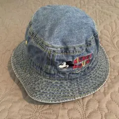 ミッキー　デニムハット　帽子