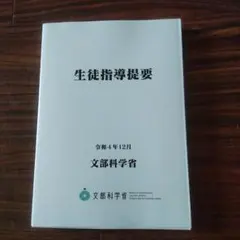 《今だけ値引き》 生徒指導提要 文部科学省 令和4年12月版